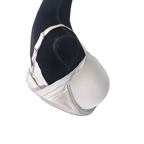 Paramour Grey Satin Mesh Seamless Underwired Bra 42DD - Picture 3 of 9